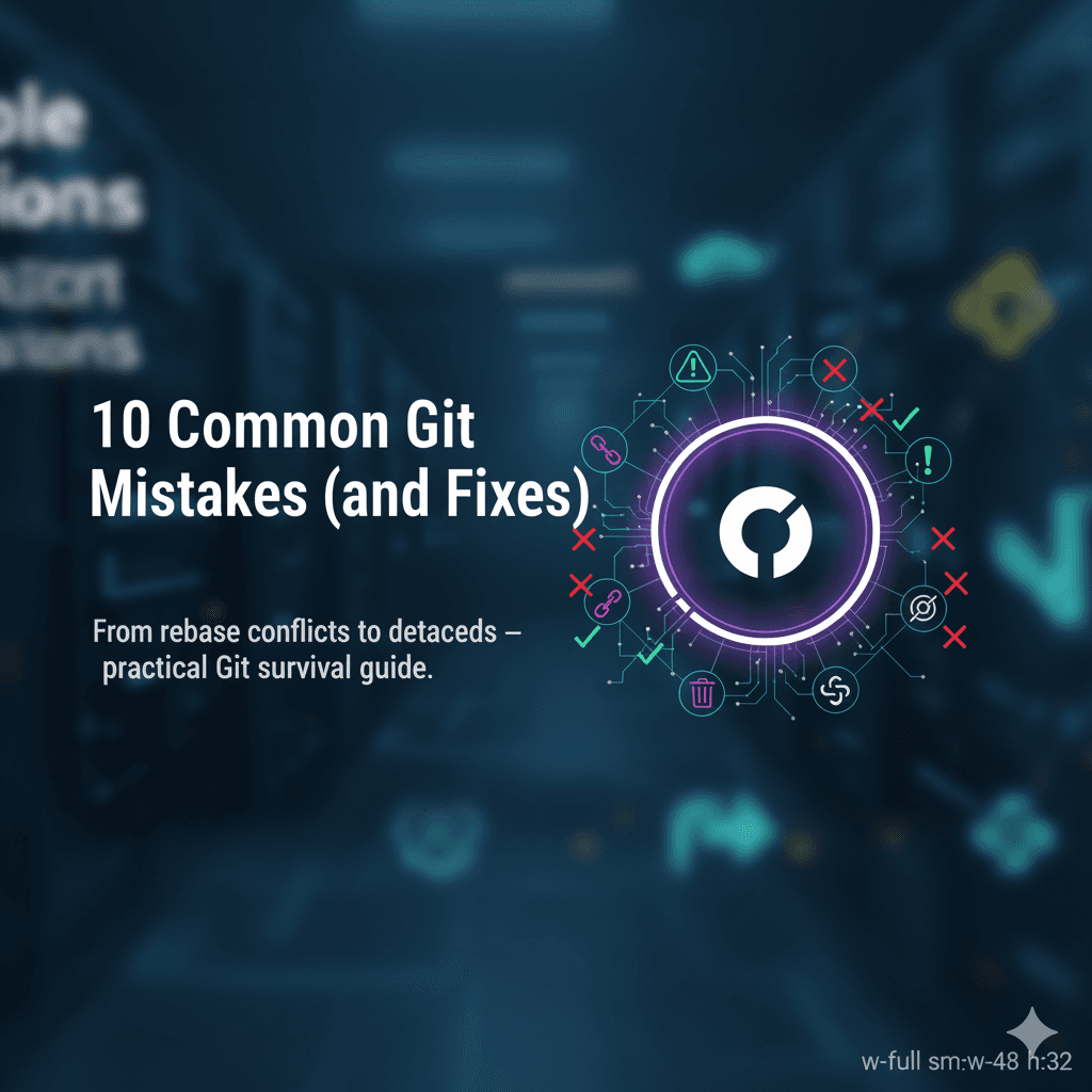 10 Common Git Mistakes (and How to Fix Them)