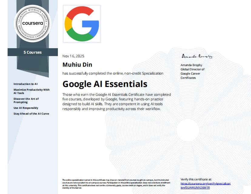 Google – AI Essentials