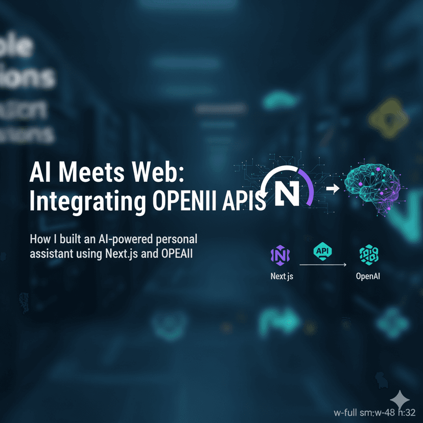 AI Meets Web: Integrating OpenAI APIs
