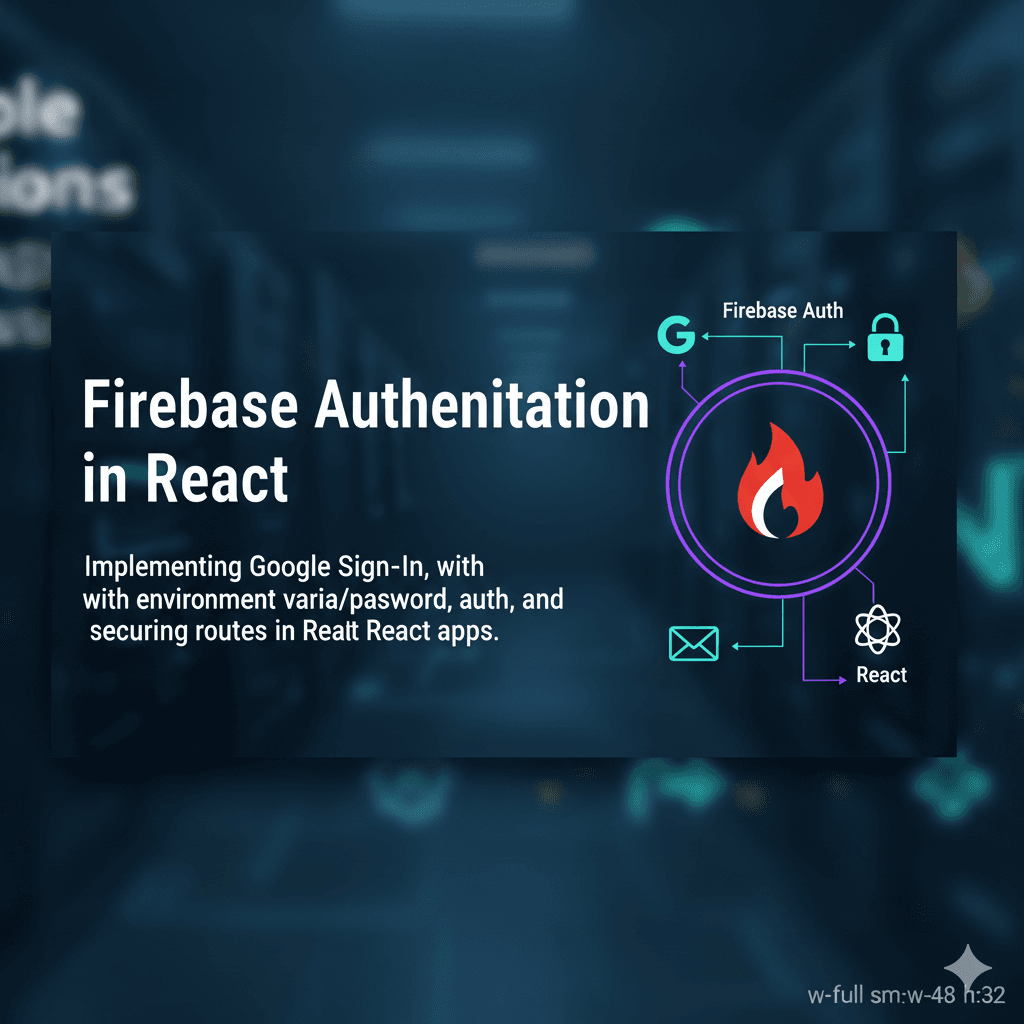 Firebase Authentication in React